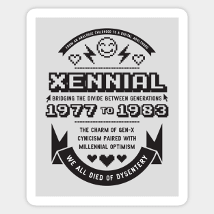 Xennial Sticker